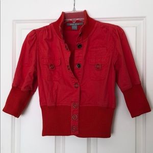 Sans Souci Cropped Bomber Jacket